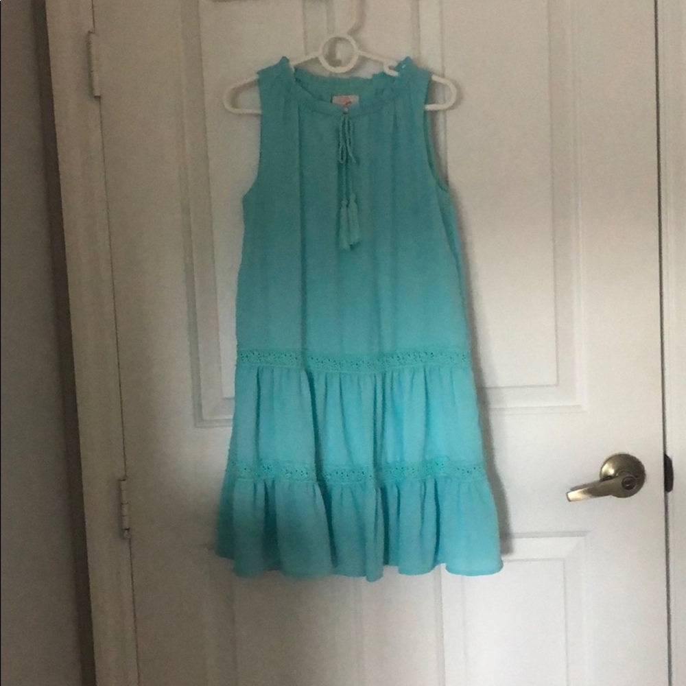 Turquoise  Spring/Summer Dress for Girls